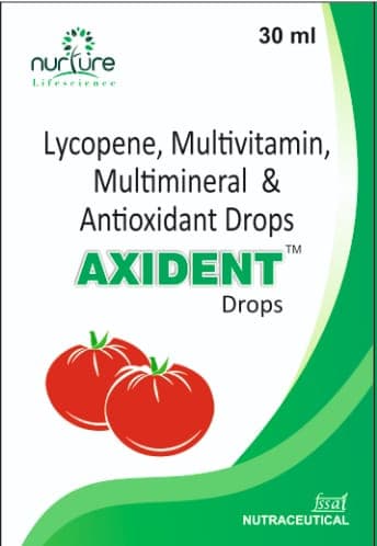 AXIDENT Drops - Pharmaceutical Product by Nurture Lifescience
